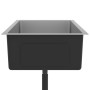 Handmade Stainless Steel Kitchen Sink by vidaXL, Sinks - Ref: Foro24-51516, Price: 125,91 €, Discount: %