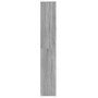 Armario de baño madera contrachapada gris Sonoma 30x30x183,5 cm