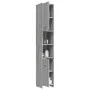 Armario de baño madera contrachapada gris Sonoma 30x30x183,5 cm de vidaXL, Muebles de baño - Ref: Foro24-815520, Precio: 88,0...