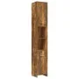 Armario baño madera contrachapada roble ahumado 30x30x183,5cm de vidaXL, Muebles de baño - Ref: Foro24-815519, Precio: 81,29 ...
