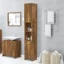 Armario baño madera contrachapada roble ahumado 30x30x183,5cm de vidaXL, Muebles de baño - Ref: Foro24-815519, Precio: 81,29 ...