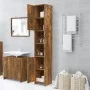 Armario baño madera contrachapada roble ahumado 30x30x183,5cm de vidaXL, Muebles de baño - Ref: Foro24-815519, Precio: 81,29 ...