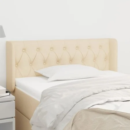 Cabecero de tela color crema 103x16x78/88 cm de vidaXL, Cabeceros y pies de cama - Ref: Foro24-3119099, Precio: 49,26 €, Desc...