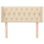 Kopfteil aus cremefarbenem Stoff, 103 x 16 x 78/88 cm von vidaXL, Kopf- und Fußteile - Ref: Foro24-3119099, Preis: 51,78 €, R...