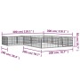 Hundekäfig 12 Paneele aus pulverbeschichtetem schwarzem Stahl 100x50 cm von vidaXL, Hundehütten und Zäune - Ref: Foro24-31159...