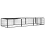 Dog cage 8 panels black powder coated steel 100x50 cm by vidaXL, Dog kennels and fences - Ref: Foro24-3115976, Price: 126,28 ...