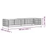 Dog cage 8 panels black powder coated steel 100x50 cm by vidaXL, Dog kennels and fences - Ref: Foro24-3115976, Price: 126,28 ...