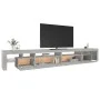 TV stand with LED lights in concrete gray 290x36.5x40 cm by vidaXL, TV Furniture - Ref: Foro24-3152805, Price: 177,52 €, Disc...