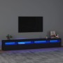 TV-Schrank mit LED-Leuchten Schwarz 270x35x40 cm von vidaXL, TV-Möbel - Ref: Foro24-3152747, Preis: 199,13 €, Rabatt: %