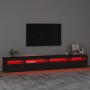 TV-Schrank mit LED-Leuchten Schwarz 270x35x40 cm von vidaXL, TV-Möbel - Ref: Foro24-3152747, Preis: 199,13 €, Rabatt: %