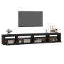 TV-Schrank mit LED-Leuchten Schwarz 270x35x40 cm von vidaXL, TV-Möbel - Ref: Foro24-3152747, Preis: 199,13 €, Rabatt: %