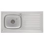 Campingspüle mit einem Becken und Wasserhahn aus Edelstahl von vidaXL, Sinkt - Ref: Foro24-151214, Preis: 227,19 €, Rabatt: %