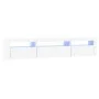 TV-Schrank mit weißen LED-Leuchten 195x35x40 cm von vidaXL, TV-Möbel - Ref: Foro24-3152738, Preis: 161,57 €, Rabatt: %