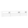 TV-Schrank mit weißen LED-Leuchten 195x35x40 cm von vidaXL, TV-Möbel - Ref: Foro24-3152738, Preis: 150,63 €, Rabatt: %