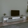 TV-Möbel mit betongrauen LED-Leuchten 215x36,5x40 cm von vidaXL, TV-Möbel - Ref: Foro24-3152797, Preis: 132,31 €, Rabatt: %