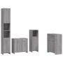 Badezimmermöbel-Set, 4-teilig, sonomagraues Sperrholz von vidaXL, Badezimmermöbel - Ref: Foro24-3154410, Preis: 235,41 €, Rab...