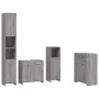 Bathroom furniture set 4 pieces sonoma gray plywood by vidaXL, Bathroom furniture - Ref: Foro24-3154410, Price: 234,30 €, Dis...