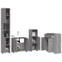 Badezimmermöbel-Set, 4-teilig, sonomagraues Sperrholz von vidaXL, Badezimmermöbel - Ref: Foro24-3154410, Preis: 235,41 €, Rab...