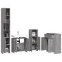 Bathroom furniture set 4 pieces sonoma gray plywood by vidaXL, Bathroom furniture - Ref: Foro24-3154410, Price: 234,30 €, Dis...