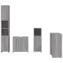 Badezimmermöbel-Set, 4-teilig, sonomagraues Sperrholz von vidaXL, Badezimmermöbel - Ref: Foro24-3154410, Preis: 234,30 €, Rab...
