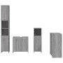 Badezimmermöbel-Set, 4-teilig, sonomagraues Sperrholz von vidaXL, Badezimmermöbel - Ref: Foro24-3154410, Preis: 235,41 €, Rab...