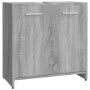 Bathroom furniture set 4 pieces sonoma gray plywood by vidaXL, Bathroom furniture - Ref: Foro24-3154410, Price: 234,30 €, Dis...