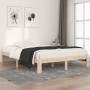 Solid pine wood bed frame 140x200 cm by vidaXL, Beds and slatted bases - Ref: Foro24-810365, Price: 91,11 €, Discount: %