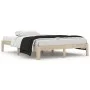 Estructura de cama madera maciza de pino 140x200 cm de vidaXL, Camas y somieres - Ref: Foro24-810365, Precio: 89,94 €, Descue...