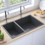 Edelstahl Küchenspüle von vidaXL, Sinkt - Ref: Foro24-51562, Preis: 157,57 €, Rabatt: %