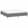 Dark gray fabric bed frame 180x200 cm by vidaXL, Beds and slatted bases - Ref: Foro24-3120978, Price: 126,94 €, Discount: %