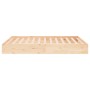Solid wood bed frame 120x200 cm by vidaXL, Beds and slatted bases - Ref: Foro24-820047, Price: 101,31 €, Discount: %