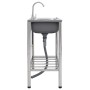 Fregadero de camping doble seno y grifo acero inoxidable de vidaXL, Fregaderos - Ref: Foro24-151212, Precio: 193,90 €, Descue...
