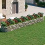 Gabionenbeet aus verzinktem Eisen 600x100x50 cm von vidaXL, Töpfe und Pflanzgefäße - Ref: Foro24-152044, Preis: 105,04 €, Rab...