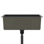 Fregadero hecho a mano acero inoxidable negro de vidaXL, Fregaderos - Ref: Foro24-51505, Precio: 148,64 €, Descuento: %