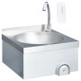 Edelstahlspüle mit Wasserhahn und Seifenspender von vidaXL, Sinkt - Ref: Foro24-51113, Preis: 179,94 €, Rabatt: %