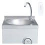 Edelstahlspüle mit Wasserhahn und Seifenspender von vidaXL, Sinkt - Ref: Foro24-51113, Preis: 179,94 €, Rabatt: %