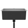 Handgefertigte Küchenspüle aus Edelstahl von vidaXL, Sinkt - Ref: Foro24-51510, Preis: 100,12 €, Rabatt: %