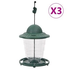 Futterhäuschen für Vögel 3 Stück dunkelgrün 13x13x17 cm von vidaXL, Vogel Fütterer - Ref: Foro24-364829, Preis: 28,82 €, Raba...
