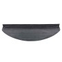 Alfombrilla autoadhesiva de escalera 15 uds negra 65x22,5x3,5cm