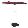 Doppel-Sonnenschirm mit roten Bordeaux LED-Lichtern 316x240 cm von vidaXL, Sonnenschirme - Ref: Foro24-362973, Preis: 186,90 ...