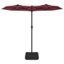 Doppel-Sonnenschirm mit roten Bordeaux LED-Lichtern 316x240 cm von vidaXL, Sonnenschirme - Ref: Foro24-362973, Preis: 186,90 ...