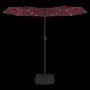 Doppel-Sonnenschirm mit roten Bordeaux LED-Lichtern 316x240 cm von vidaXL, Sonnenschirme - Ref: Foro24-362973, Preis: 186,90 ...