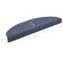 Selbstklebende Stufenmatte 5 Stück 65x21x4 cm blau von vidaXL, Treppenmatten - Ref: Foro24-149708, Preis: 20,63 €, Rabatt: %