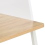 Schreibtisch aus Eiche und Weiß, 90 x 60 x 88 cm von vidaXL, Schreibtische - Ref: Foro24-20265, Preis: 81,30 €, Rabatt: %