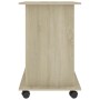 Computertisch aus eichenfarbenem Sperrholz, 80 x 50 x 75 cm von vidaXL, Schreibtische - Ref: Foro24-802897, Preis: 70,05 €, R...