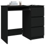 Schwarzer Sperrholz-Schreibtisch 90x45x76 cm von vidaXL, Schreibtische - Ref: Foro24-801374, Preis: 90,98 €, Rabatt: %