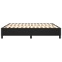 Bettgestell aus schwarzem Kunstleder, 160 x 200 cm von vidaXL, Betten und Lattenroste - Ref: Foro24-3121053, Preis: 129,99 €,...