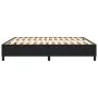 Black synthetic leather bed frame 160x200 cm by vidaXL, Beds and slatted bases - Ref: Foro24-3121053, Price: 125,66 €, Discou...