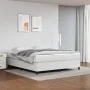 Estructura de cama de cuero sintético blanco 160x200 cm de vidaXL, Camas y somieres - Ref: Foro24-3121054, Precio: 128,72 €, ...
