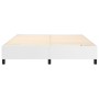 Bettgestell aus weißem Kunstleder, 160 x 200 cm von vidaXL, Betten und Lattenroste - Ref: Foro24-3121054, Preis: 131,37 €, Ra...
